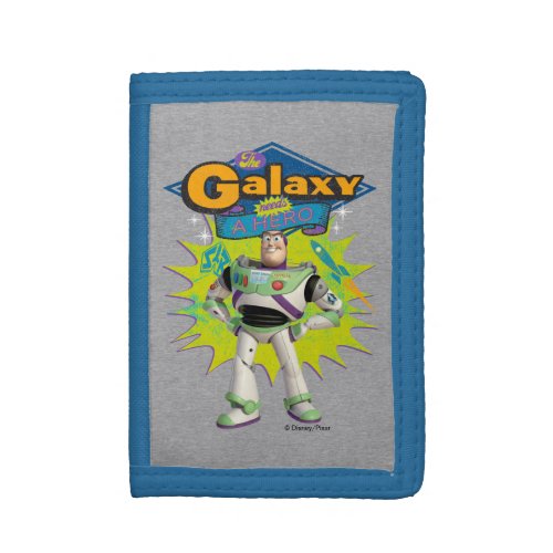 Buzz Lightyear  The Galaxy Needs a Hero Trifold Wallet