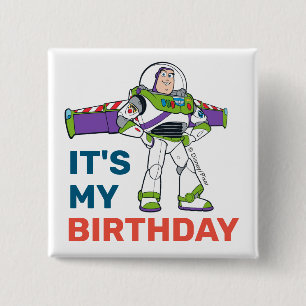Buzz Lightyear   To Infinity and Beyond Birthday Button