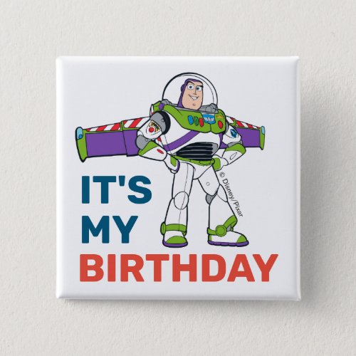 Buzz Lightyear  To Infinity and Beyond Birthday Button