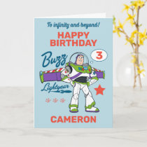 Buzz Lightyear | To Infinity and Beyond Birthday Card