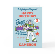 Buzz Lightyear | To Infinity and Beyond Birthday Card