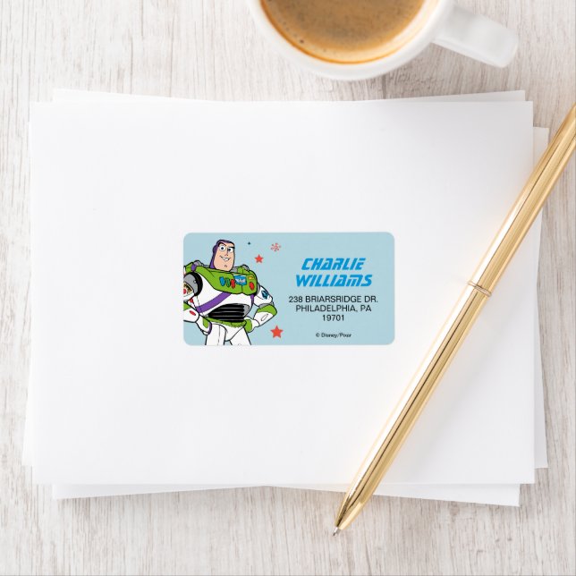 Buzz Lightyear | To Infinity and Beyond Birthday Label (Insitu)
