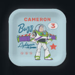 Buzz Lightyear | To Infinity and Beyond Birthday Paper Plates<br><div class="desc">Add a touch of intergalactic adventure to your celebration with these Buzz Lightyear "To Infinity and Beyond" birthday paper plates! Featuring the fearless Space Ranger in a vibrant and playful design, these plates are perfect for serving snacks, cake, or meals at a Toy Story-themed party. Make your child’s special day...</div>