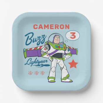 Buzz Lightyear | To Infinity And Beyond Birthday Paper Plates by ToyStory at Zazzle