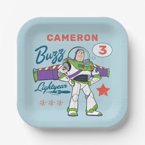 Buzz Lightyear  To Infinity and Beyond Birthday Paper Plates