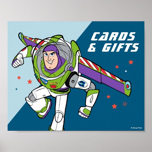 Buzz Lightyear  To Infinity and Beyond Birthday Poster