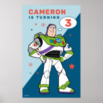 Buzz Lightyear | To Infinity and Beyond Birthday Poster