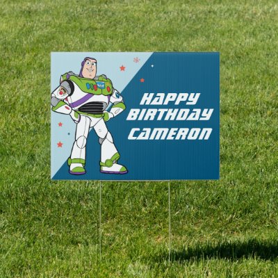 Buzz Lightyear | To Infinity and Beyond Birthday Sign
