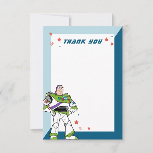 Buzz Lightyear  To Infinity and Beyond Birthday Thank You Card