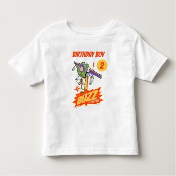 Buzz Lightyear | Two Infinity And Beyond Birthday Toddler T-shirt by ToyStory at Zazzle