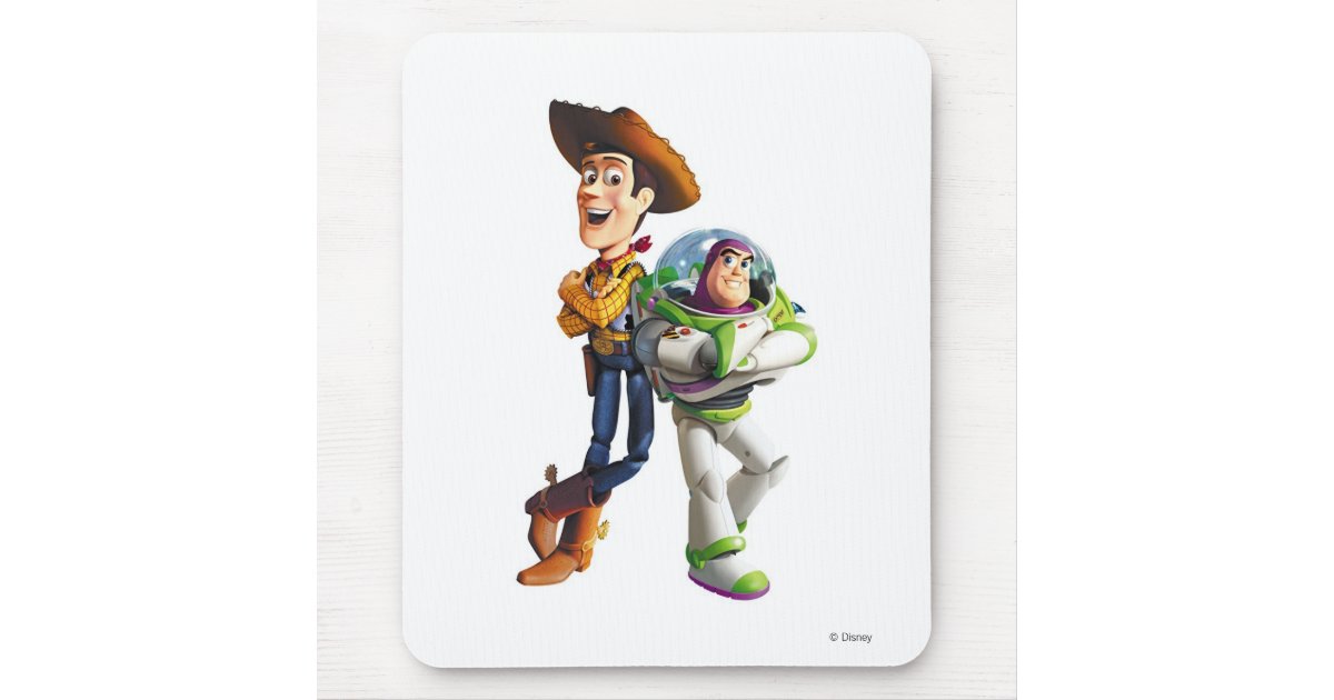 buzz and woody back of car