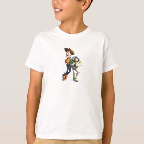 Buzz Lightyear  Woody standing back to back T_Shirt