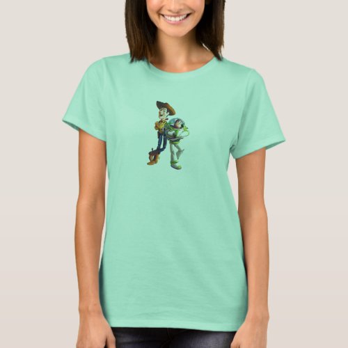 Buzz Lightyear  Woody standing back to back T_Shirt