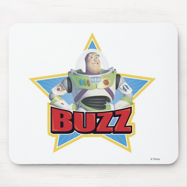 Buzz Logo Disney Mouse Pad (Front)