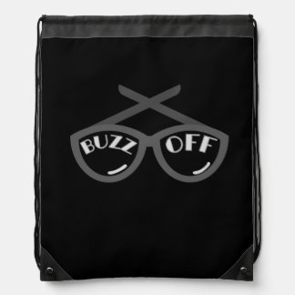 Buzz Off - 1940s Women's T-Shirt Drawstring Bag
