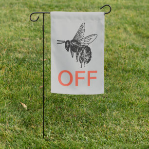 Buzz Off Garden Flag
