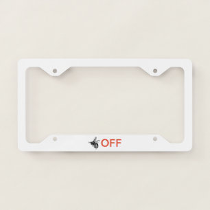 Buzz Off License Plate Frame