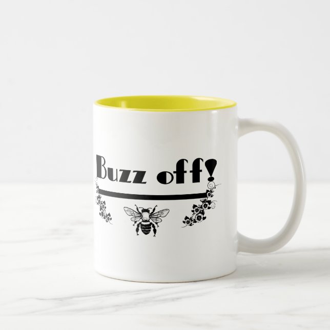 Buzz off! Two-Tone coffee mug (Right)