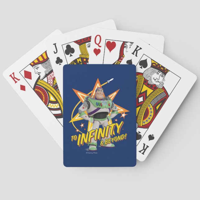 Buzz "To Infinity & Beyond" Stars Playing Cards (Back)