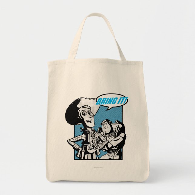 Buzz & Woody: Bring It Tote Bag (Front)