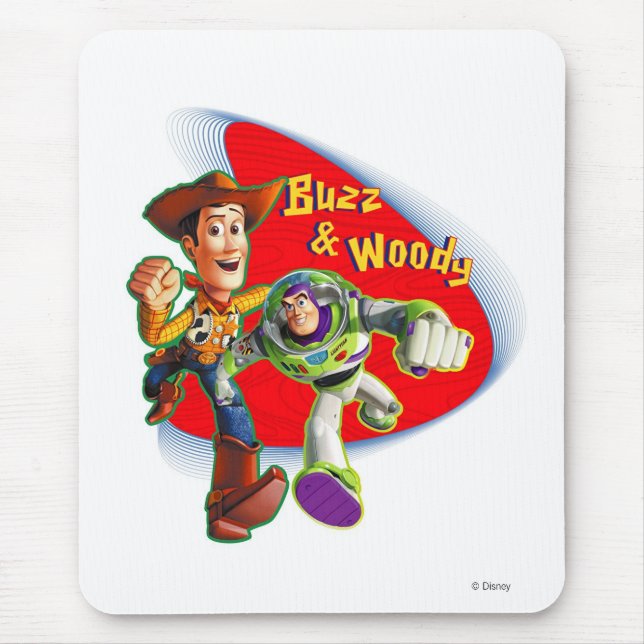 Buzz & Woody Disney Mouse Pad (Front)