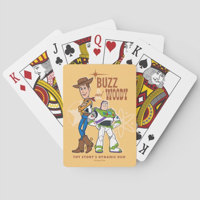 Buzz & Woody "Dynamic Duo" Playing Cards (Back)