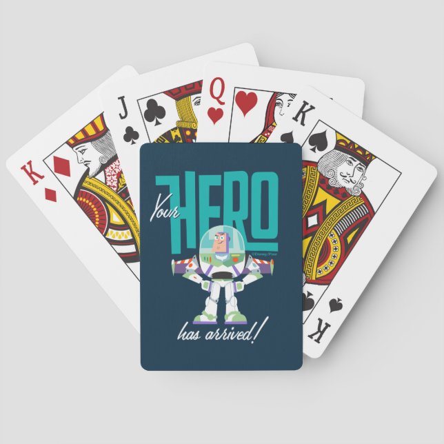 Buzz "Your Hero Has Arrived" Playing Cards (Back)