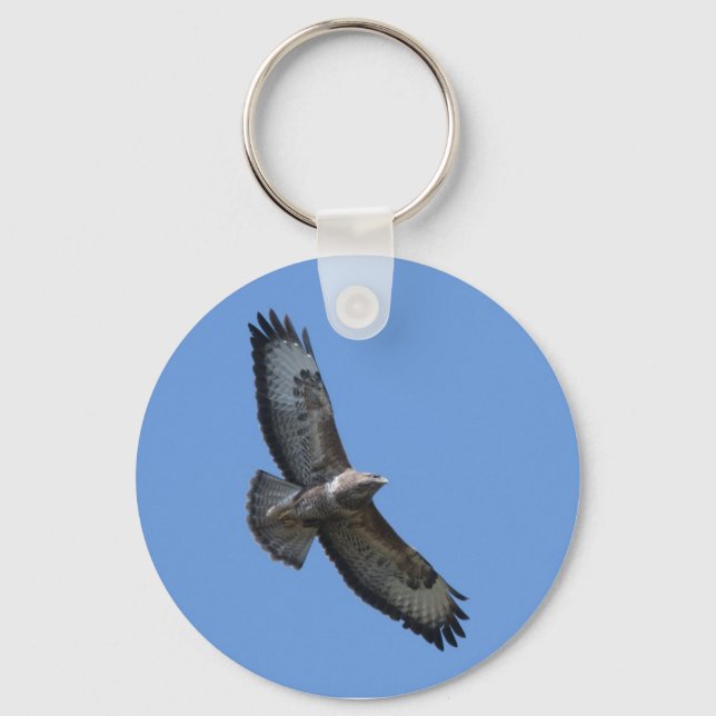 Buzzard  Bird of Prey Keychain (Front)