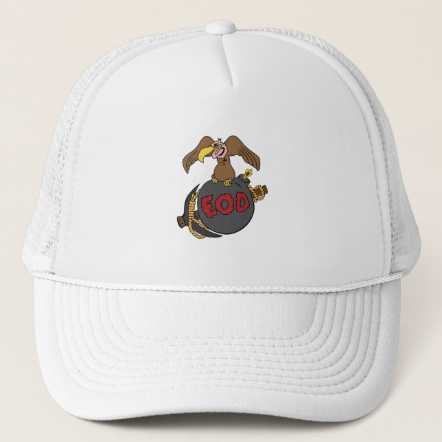 Buzzard Bomb and Pick Trucker Hat (Front)