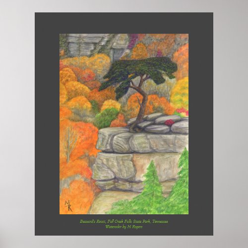 Buzzards Roost _ Fall Creek Falls State Park Poster