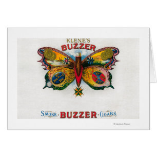 Buzzer Cigar Box Label Cards
