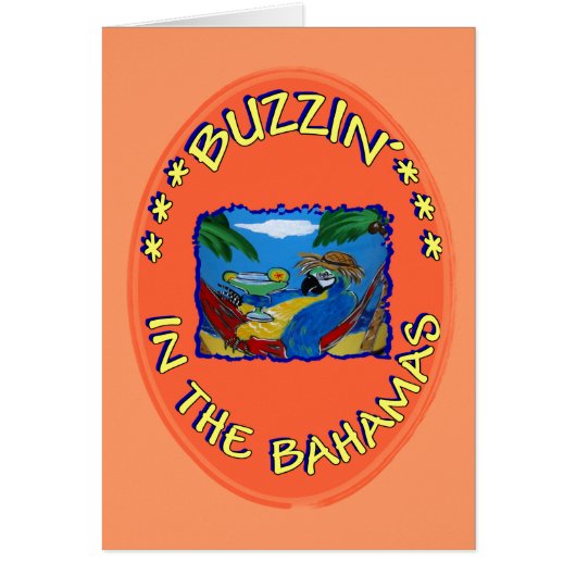 BUZZIN' IN THE BAHAMAS CARDS (Front)