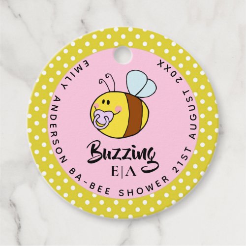 Buzzing Ba_BEE Baby Shower Cute Thank You Favor Favor Tags