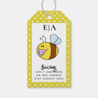 Buzzing Ba-BEE Baby Shower Cute Thank You Favor Gift Tags