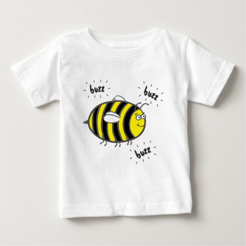 Buzzing Bee Baby T_Shirt