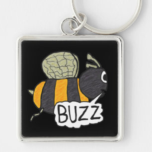Buzzing Bee Keychain