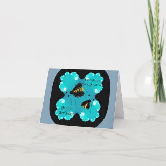 Buzzing Bee's Birthday Wishes Card