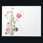 Buzzing Bees Notepad<br><div class="desc">Our popular bees on a notepad.</div>