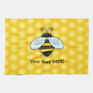 Bumble Bee Buzz Hand Towel