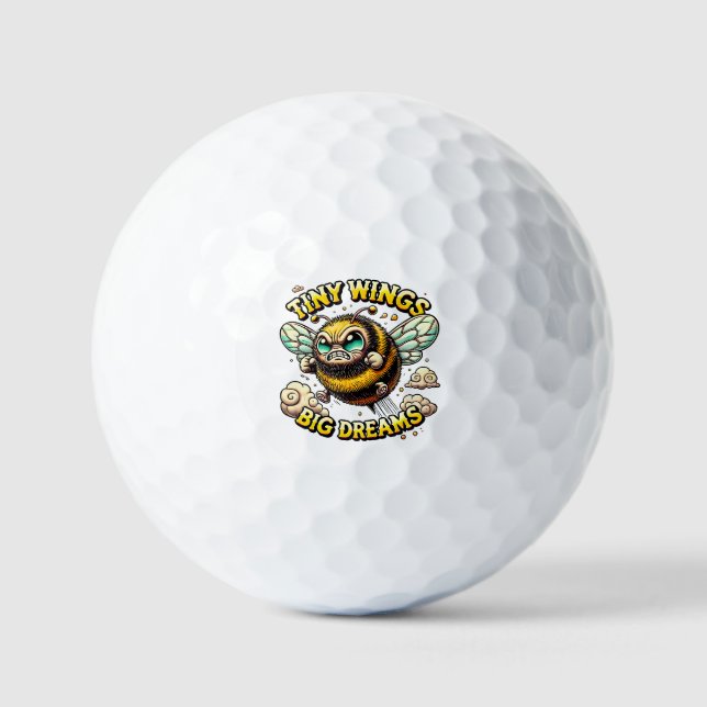 Buzzing for Greatness Golf Balls (Front)