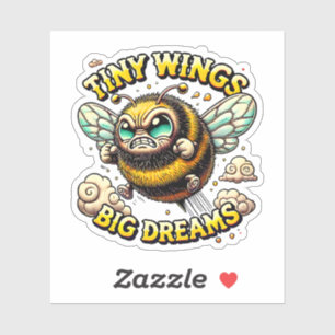 Buzzing for Greatness Sticker