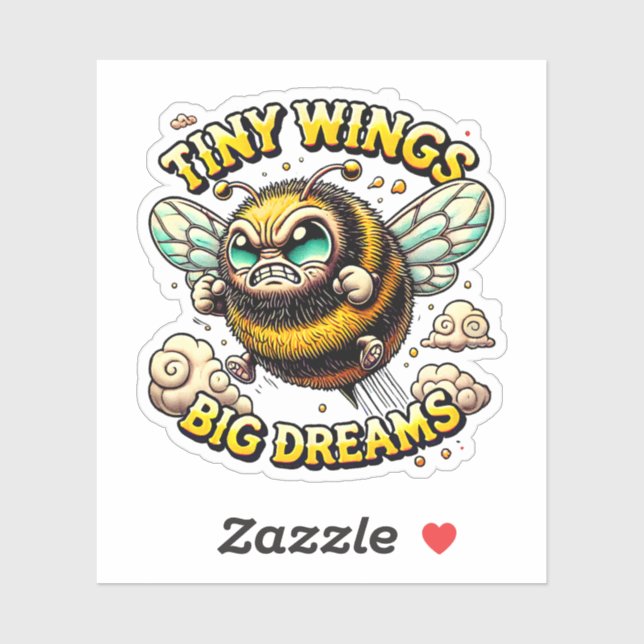 Buzzing for Greatness Sticker (Sheet)