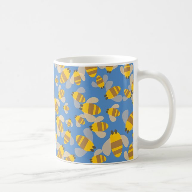 Buzzing Honey Bees Mug (Right)