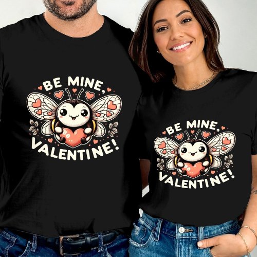 Buzzing Love Bee Mine Valentines Day  T_Shirt