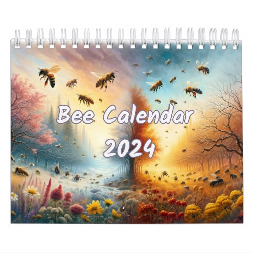 Buzzing through Seasons A Bees Journey Calendar
