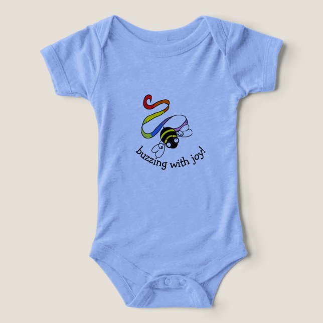 Buzzing With Joy! Baby T-Shirt Infant T-shirt (Design Front)