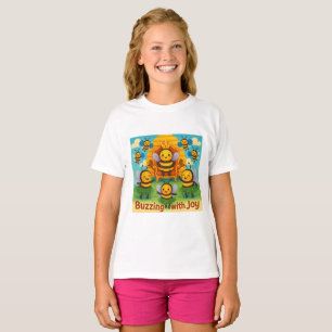 Buzzing with Joy – Cute Bee Kingdom Celebration T-Shirt