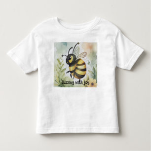 Buzzing with joy toddler t-shirt
