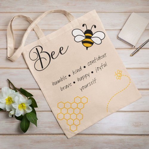Buzzing with Kindness Tote Bag Bee Tote Bag