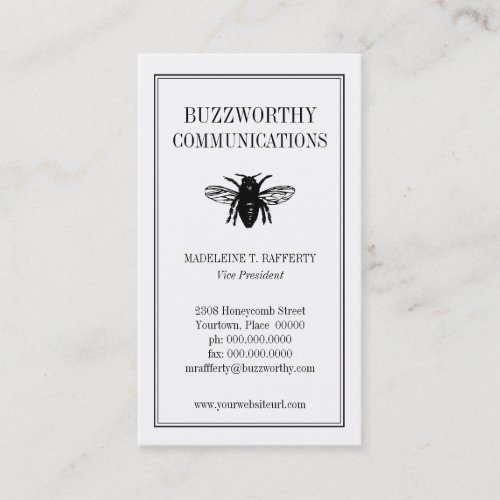 Buzzworthy Business Card